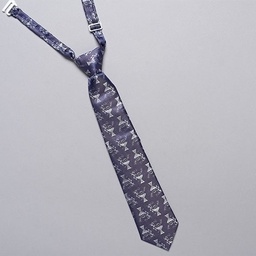 [RO-95253] Boy's Navy Blue Communion Tie