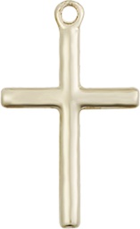 [0017YKT] 14kt Gold Cross Medal