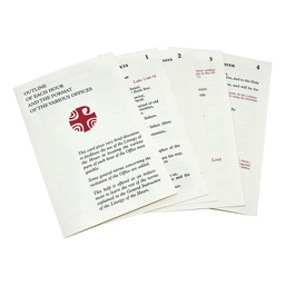 [700/I] Inserts (Large-Type Liturgy Of The Hours
