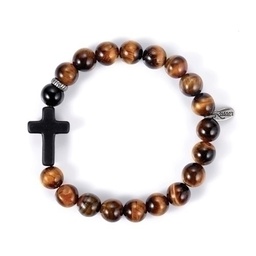 [RO-222645] 8" Men'S Cross Brac-Tiger Eye