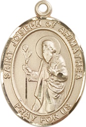 [8300GF] 14kt Gold Filled Saint Joseph of Arimathea Medal