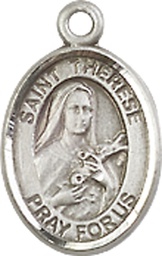 [9210SS] Sterling Silver Saint Therese of Lisieux Medal