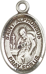 [9221SS] Sterling Silver Saint Alphonsus Medal