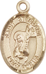 [9228GF] 14kt Gold Filled Saint Stephanie Medal