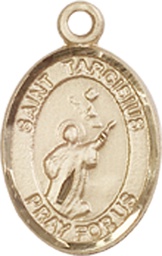 [9261GF] 14kt Gold Filled Saint Tarcisius Medal