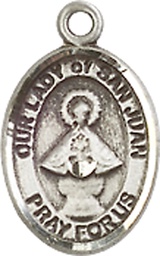 [9263SS] Sterling Silver Our Lady of San Juan Medal