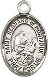 [9264SS] Sterling Silver Saint Bernard of Montjoux Medal