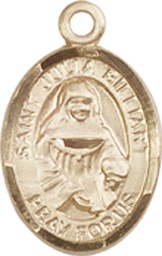 [9267GF] 14kt Gold Filled Saint Julia Billiart Medal