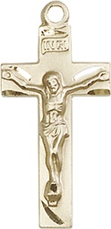 [0006GF] 14kt Gold Filled Crucifix Medal