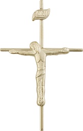 [0010GFY] 14kt Gold Filled Crucifix Medal