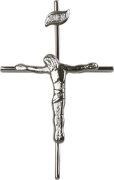 [0010SS] Sterling Silver Crucifix Medal