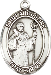 [8007SS] Sterling Silver Saint Augustine Medal