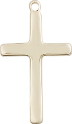 [5670KT] 14kt Gold Cross Medal