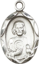 [0612JSS] Sterling Silver Saint Jude Medal
