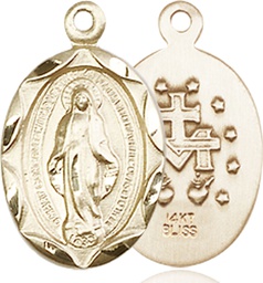 [0612MGF] 14kt Gold Filled Miraculous Medal
