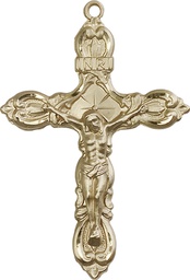 [0646GF] 14kt Gold Filled Crucifix Medal