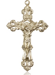 [0647GF] 14kt Gold Filled Crucifix Medal