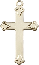 [0651YGF] 14kt Gold Filled Cross Medal