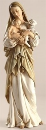 [RO-40735] 12&quot;Madonna &amp; Child W/Lamb Fig