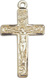 [0672GF] 14kt Gold Filled Crucifix Medal