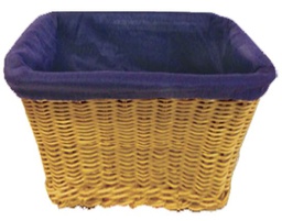 Double Depth Rectangular Basket With Removable Liner