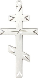 [0251SS] Sterling Silver Cross Medal