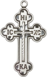 [0273SS] Sterling Silver Russian Cross Medal