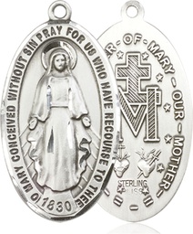 [0453SS] Sterling Silver Miraculous Medal