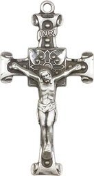 [0479SS] Sterling Silver Crucifix Medal