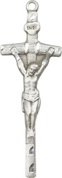 [0564SSY] Sterling Silver Papal Crucifix Medal