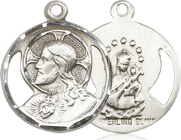 [0611SS] Sterling Silver Scapular Medal