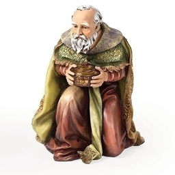[RO-38011] 27" Scale Color Kneeling King - Christmas