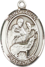 [8051SS] Sterling Silver Saint Jason Medal
