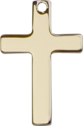 [0110YGF] 14kt Gold Filled Cross Medal