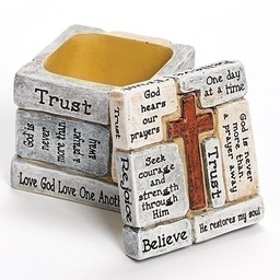 [RO-46462] 2.25&quot;H Crossword Trinket Box