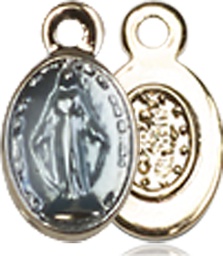 [0205SSG] Gold Plate Sterling Silver Miraculous Medal
