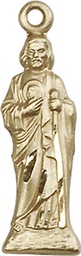 [5934KT] 14kt Gold Saint Jude Medal
