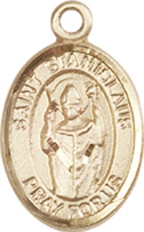 [9124KT] 14kt Gold Saint Stanislaus Medal