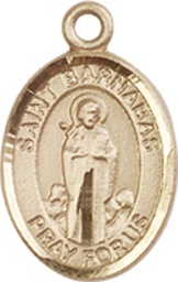 [9216KT] 14kt Gold Saint Barnabas Medal