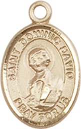 [9227KT] 14kt Gold Saint Dominic Savio Medal