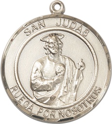 [7060RDSPKT] 14kt Gold San Judas Medal