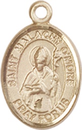 [9316KT] 14kt Gold Saint Malachy O'More Medal