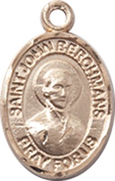 [9370KT] 14kt Gold Saint John Berchmans Medal
