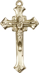 [2187GF] 14kt Gold Filled Crucifix Medal