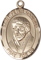 [8393GF] 14kt Gold Filled Saint Peter Canisius Medal