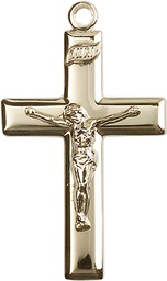 [2193GF] 14kt Gold Filled Crucifix Medal