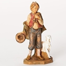 [RO-54074] Lucas, Little Boy Figure 5" - Christmas