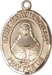 [8425GF] 14kt Gold Filled Saint Mary Mackillop Medal