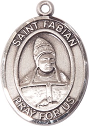[8427SS] Sterling Silver Saint Fabian Medal