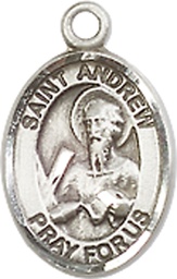 [9000SS] Sterling Silver Saint Andrew the Apostle Medal